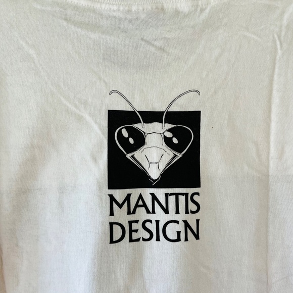 Lee Vintage Sz L 90s Cotton Cartoon White Crew Neck Tee Shirt NEW‎ Pullover - Picture 4 of 6